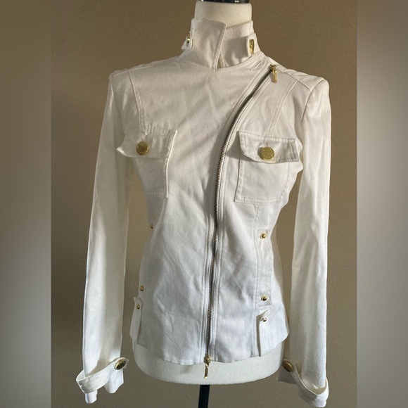 White Cotton Jacket - Picture 1 of 10